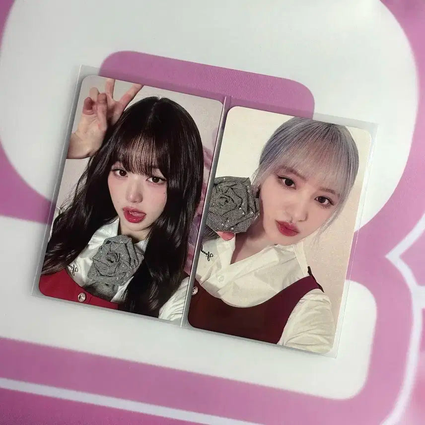 아이브 스위치 마뮤테 장원영 리즈 포카 미공포 럭드 분철 마이뮤직테이스트