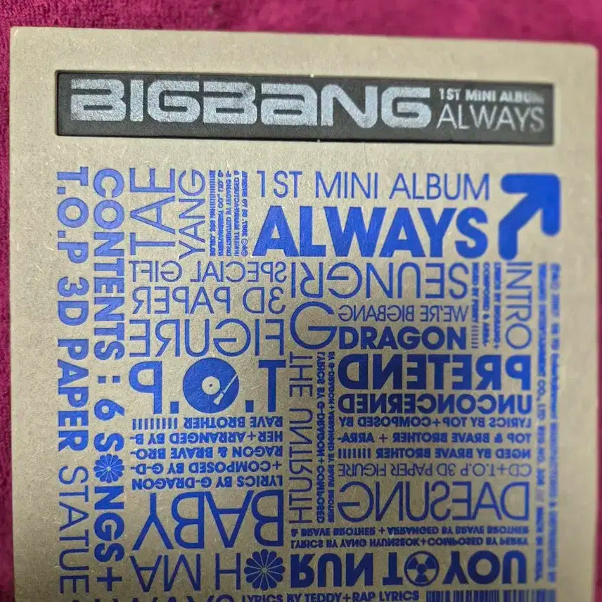 빅뱅 미니1집 음반시디