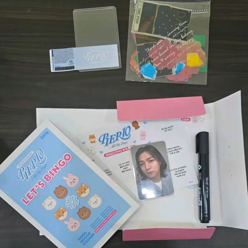 데이식스 팬미팅 특전 컨페티 빙고 포카 막막