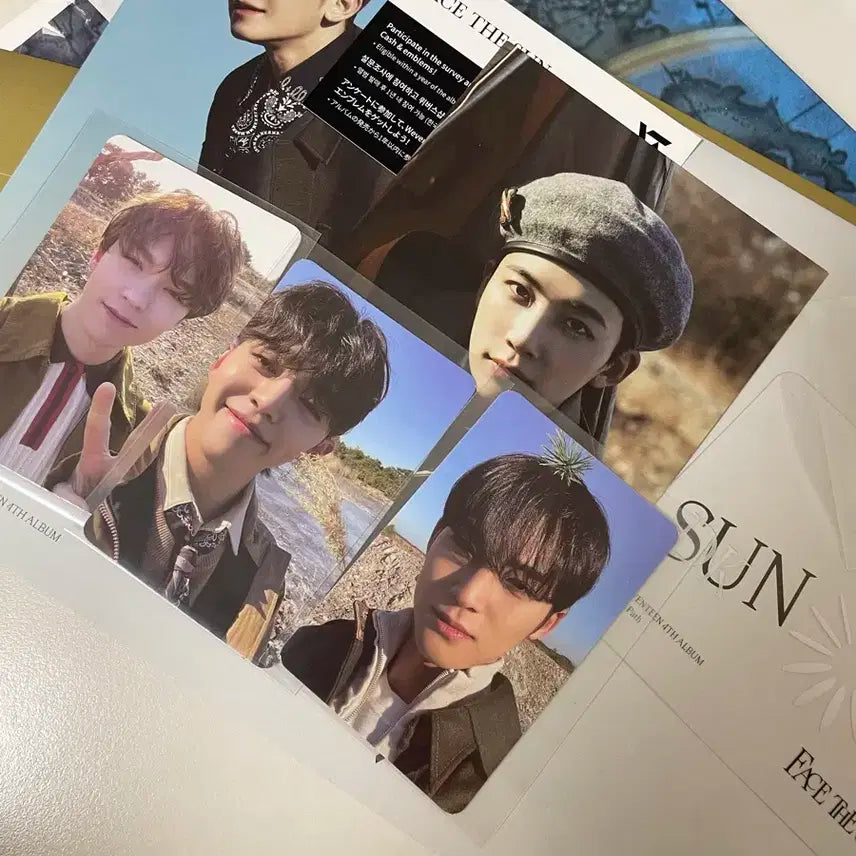 세븐틴 페이스더썬 앨범 팝니다!
