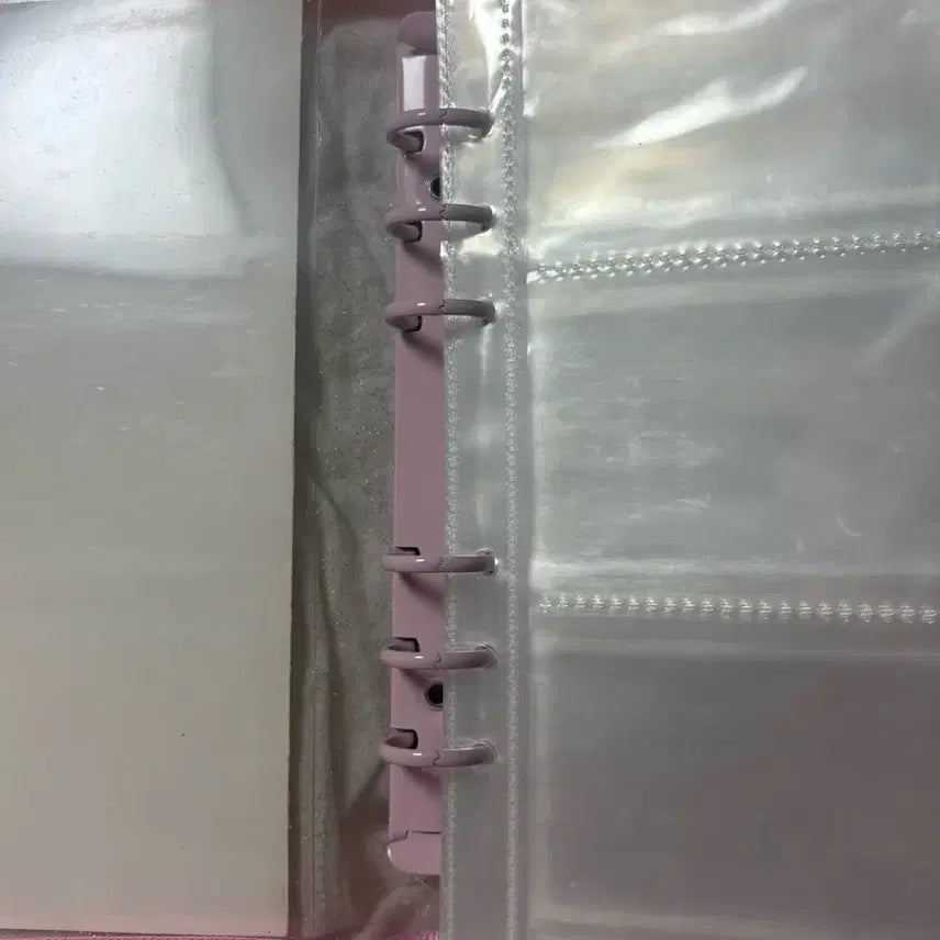 아워모티프 A6 핑크 3단 지퍼바인더 양도 포카바인더 3단바인더