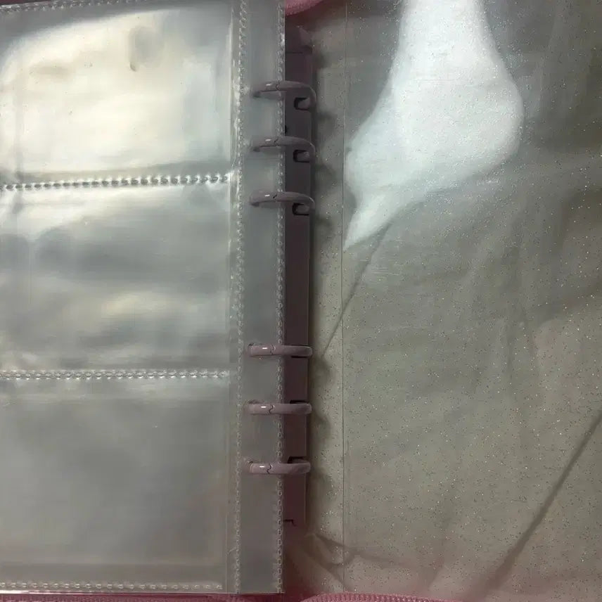 아워모티프 A6 핑크 3단 지퍼바인더 양도 포카바인더 3단바인더
