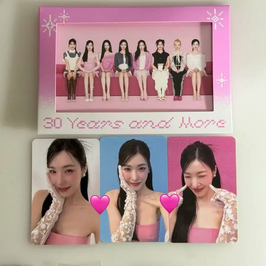 소녀시대 애플뮤직 특전 포토팩 슴콘 트레카 포츈 포춘 포카 티파니