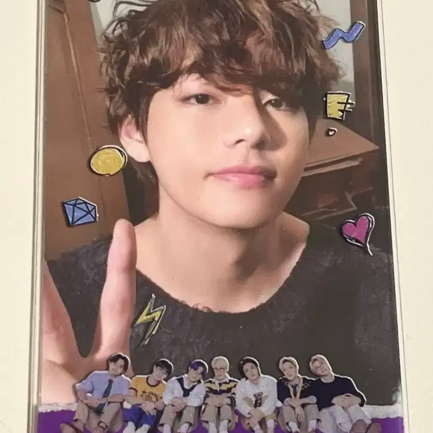 방탄 데코키트 포카 태형