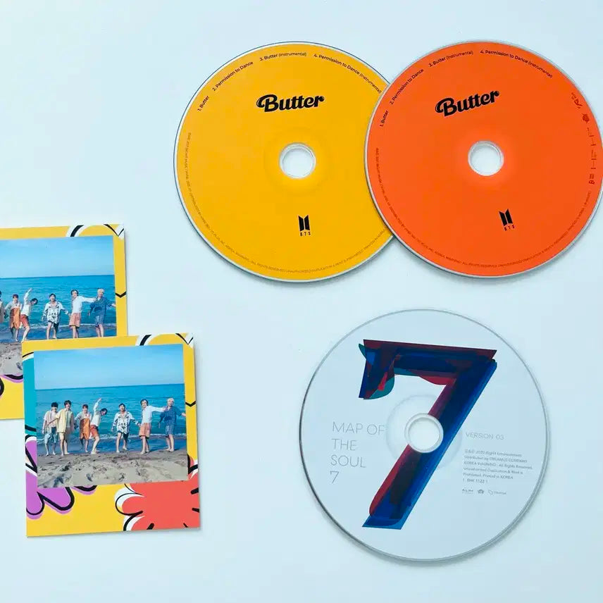 방탄소년단 cd+버터앨범 구성품 포토