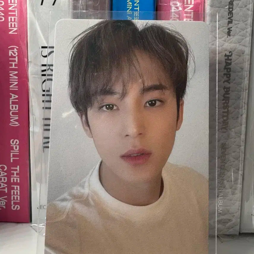 세븐틴 민규 히토리쟈나이 Not alone hmv 특전 양도 포카 판매