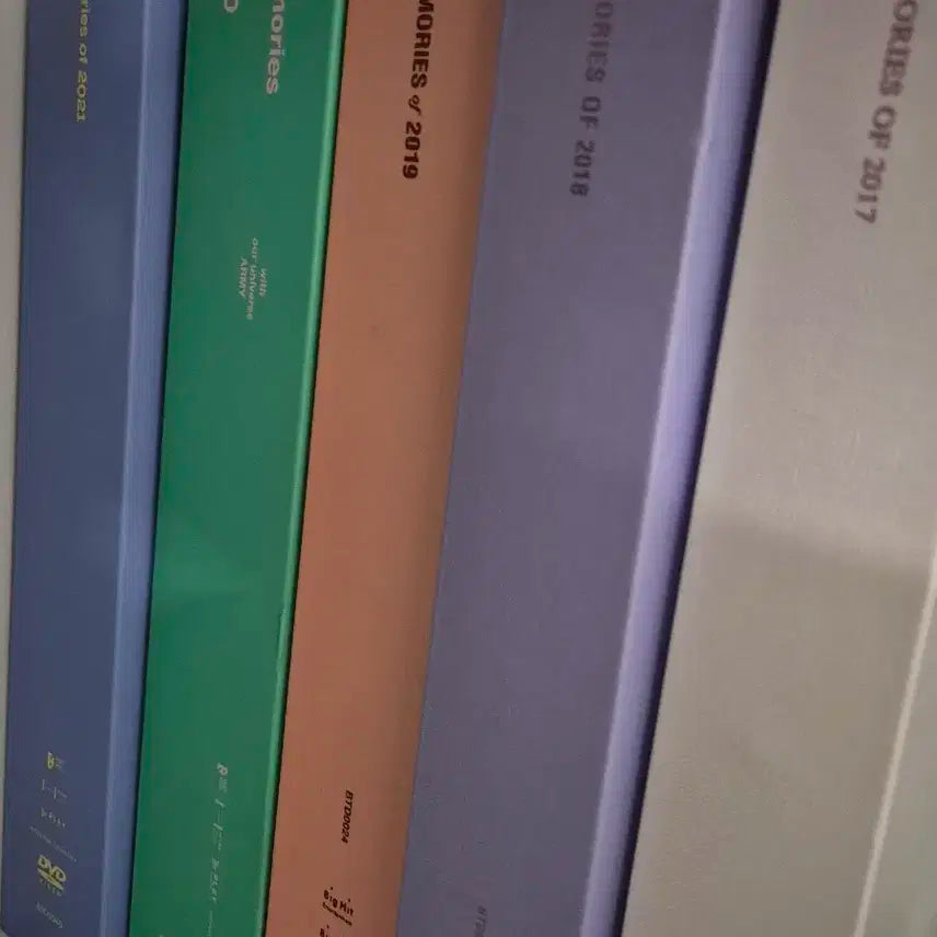 일괄 2017 ~ 2021 방탄 메모리즈