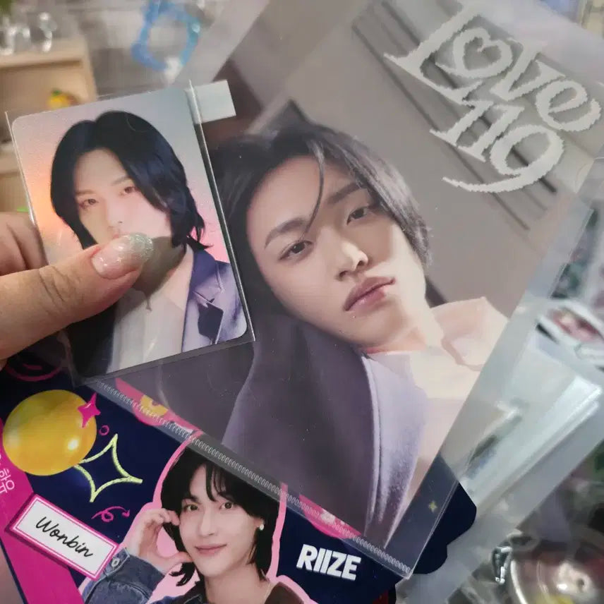 라이즈 발렌타인 원빈 포카+홀더+엽서
