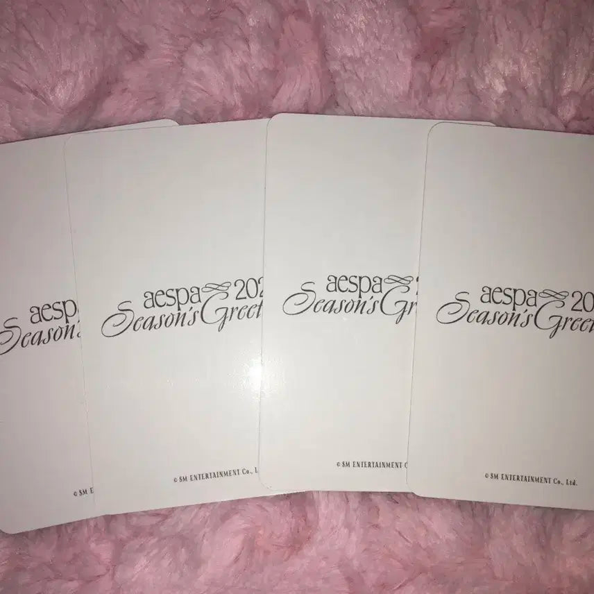에스파 2024 시즌그리팅 포카세트 판매
