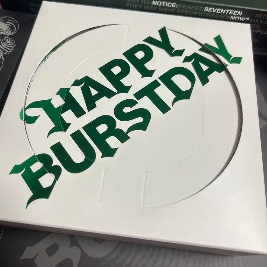 세븐틴 정규 5집 앨범 new burstday ver.
