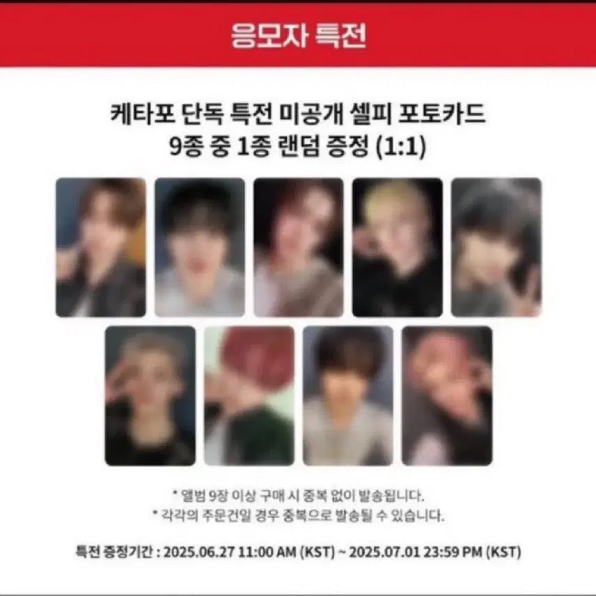 앤팀 케타포 미공포 세트