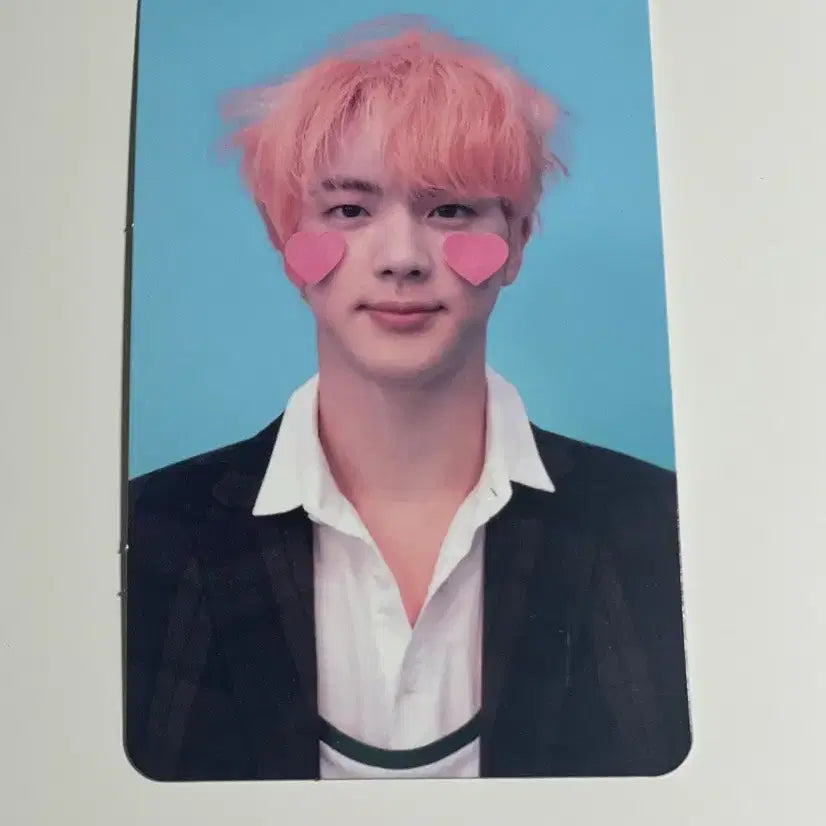 방탄 bts love your self 진 포카 스티커