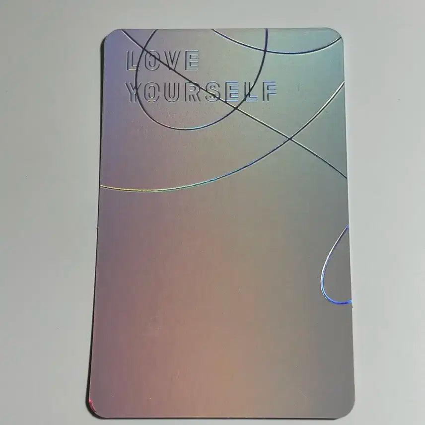 방탄 bts love your self 진 포카 스티커
