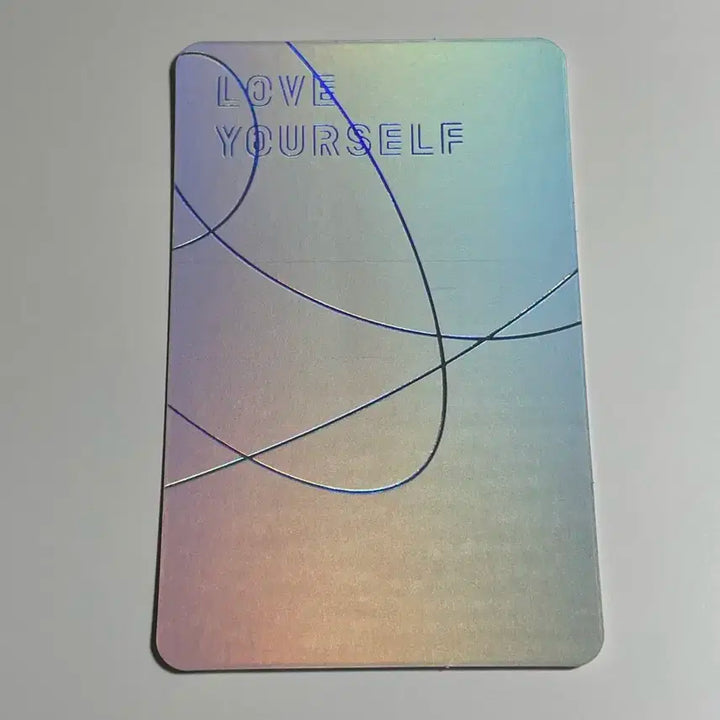 방탄 bts love your self 슈가 민윤기 포카