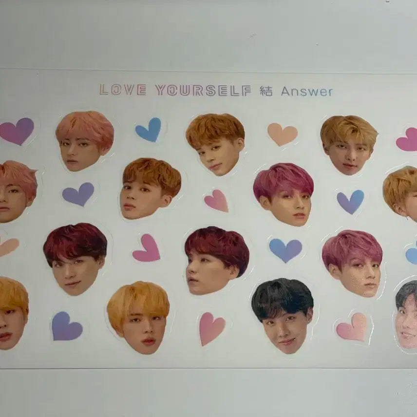 방탄 bts love your self 슈가 민윤기 포카