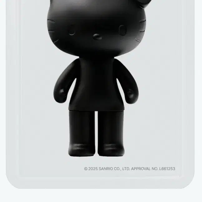 헬로키티 블랙 피규어 BLACK