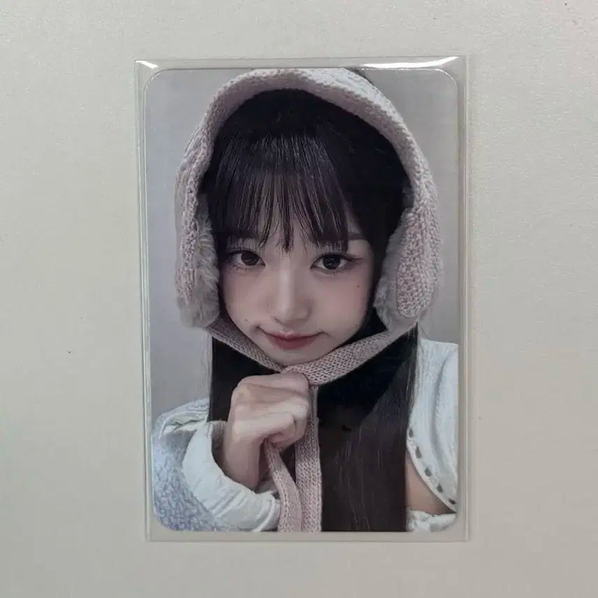 아이브 마인 귀도리 원영 포카