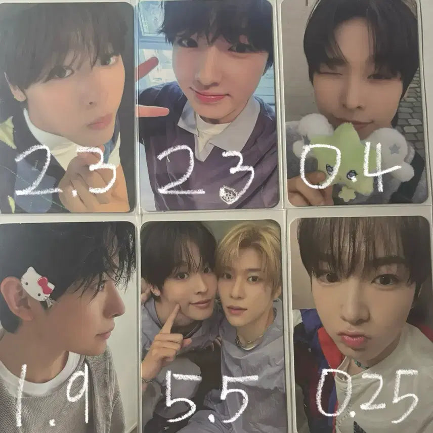 엔시티 위시 포토카드 일괄 판매