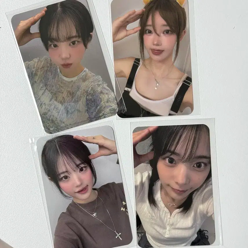(set)QWER 케팝스 2차 응모자 미공포 쵸단 마젠타 히나 시연 포카