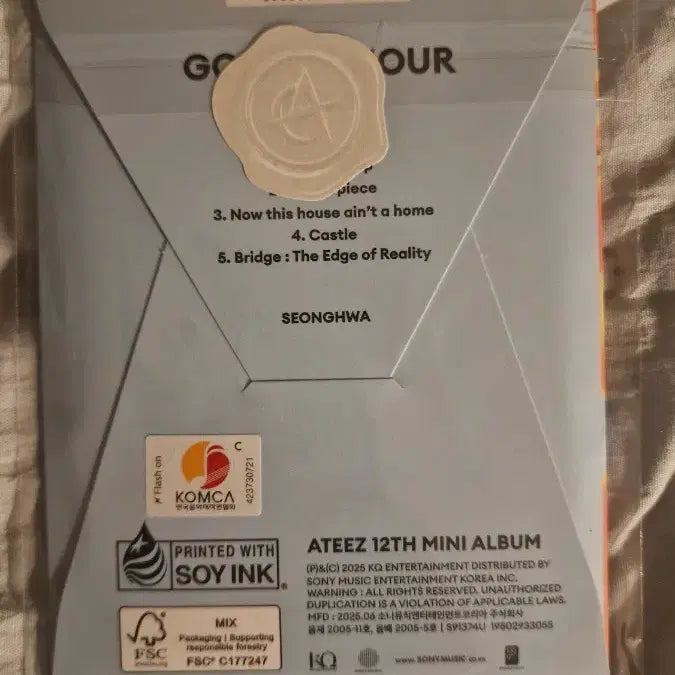 에이티즈 pocaalbum v. 성화 Seonghwa