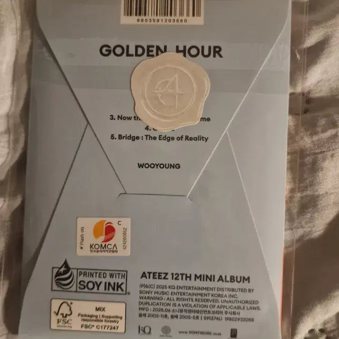 에이티즈 pocaalbum v. wooyoung 우영