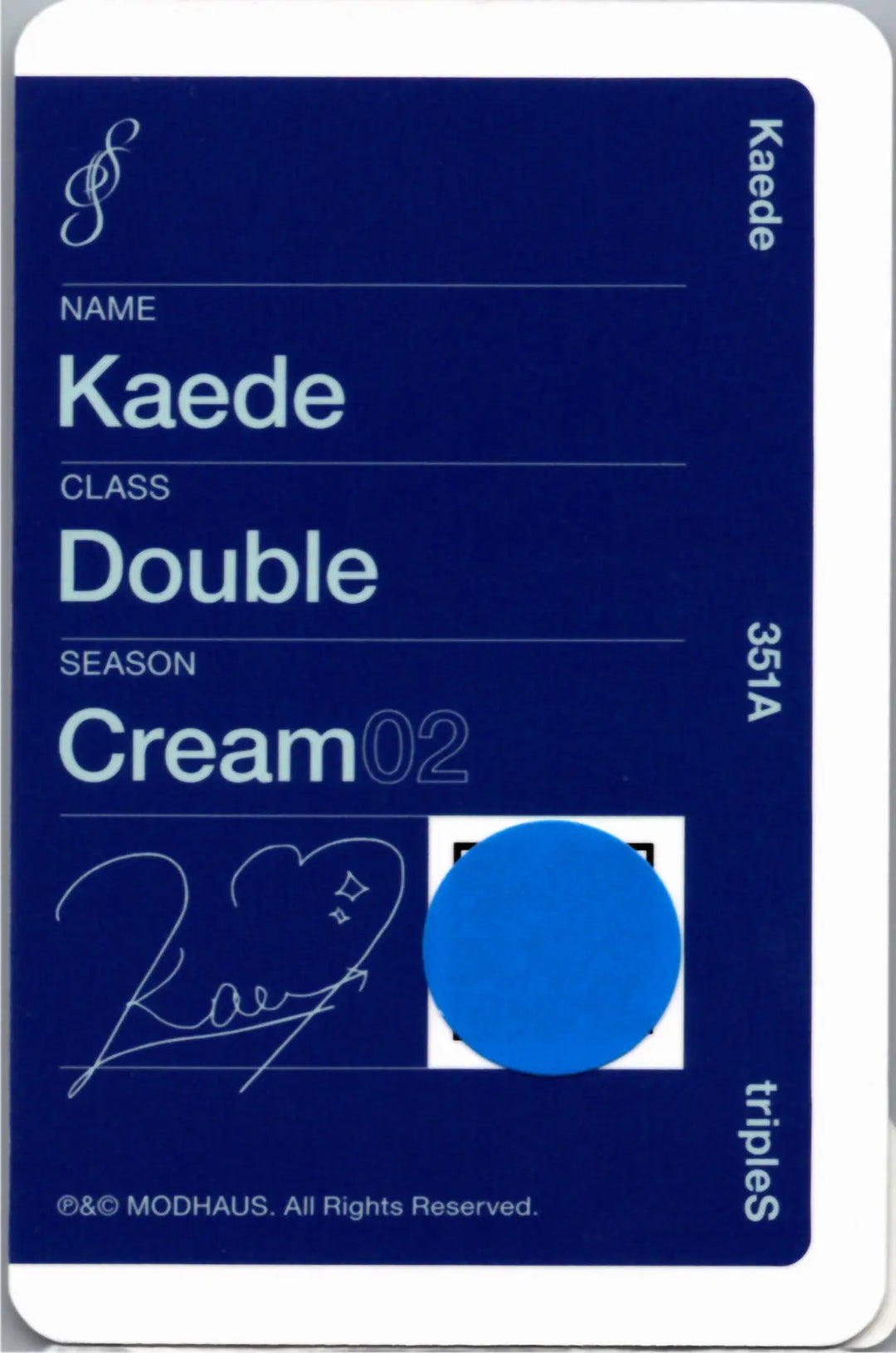 tripleS - tripleS World Tour  <ANDLESS > Cream02 Double Class Objekt (Only ANDLESS) (351A) [UNSCANNED] [26.10.12]