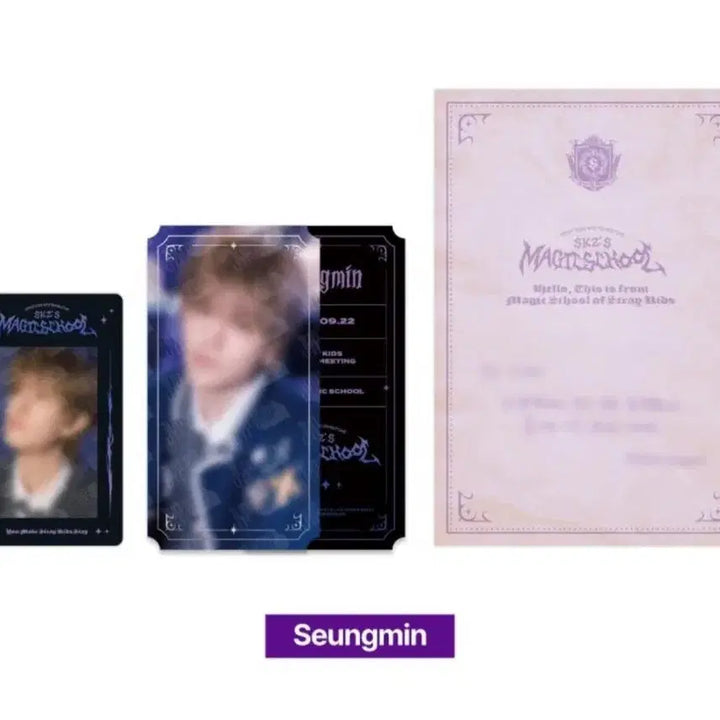 매직스쿨 승민 입학통지서 세트 ADMISSION SET 새상품