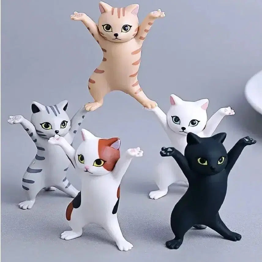 고양이5마리 피규어