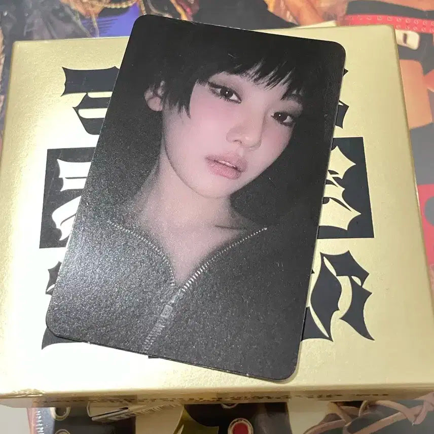 해외반 에스파 더티워크 닝닝 앨범포카