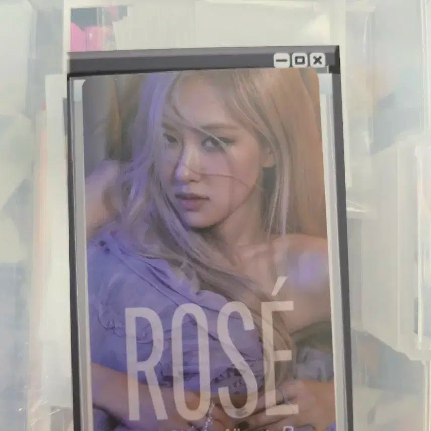 블랙핑크 블핑 포토카드 포카 로제 솔로 한정판 MD R