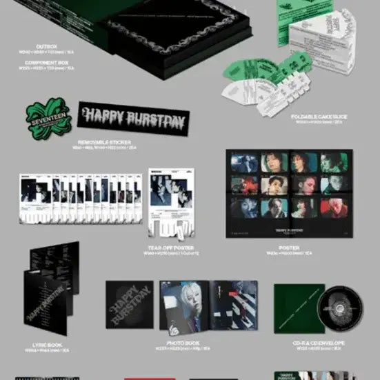세븐틴 정규 5집 HAPPY BURSTDAY New escape 미개봉