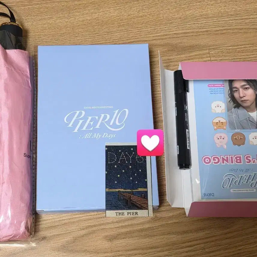 데이식스 팬미팅 막막 입장기프트+우양산+컨페티