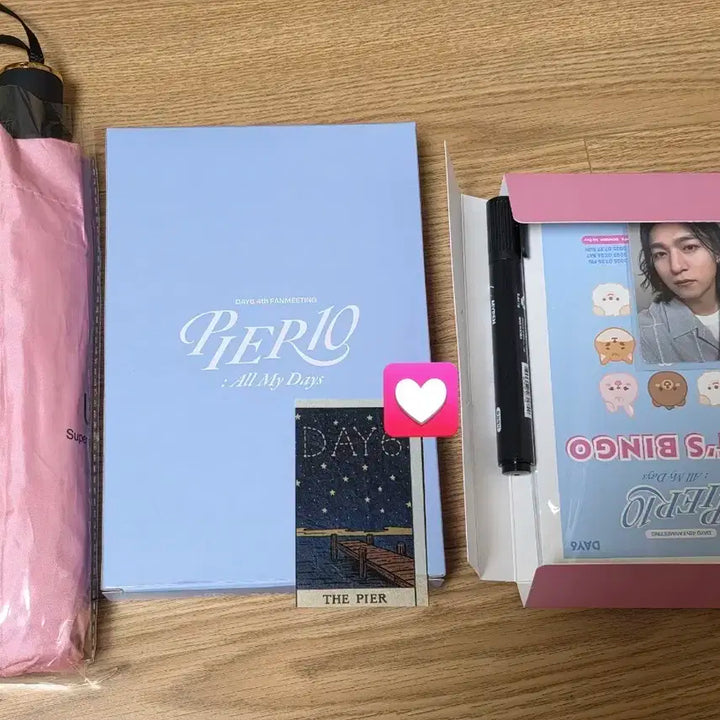 데이식스 팬미팅 막막 입장기프트+우양산+컨페티