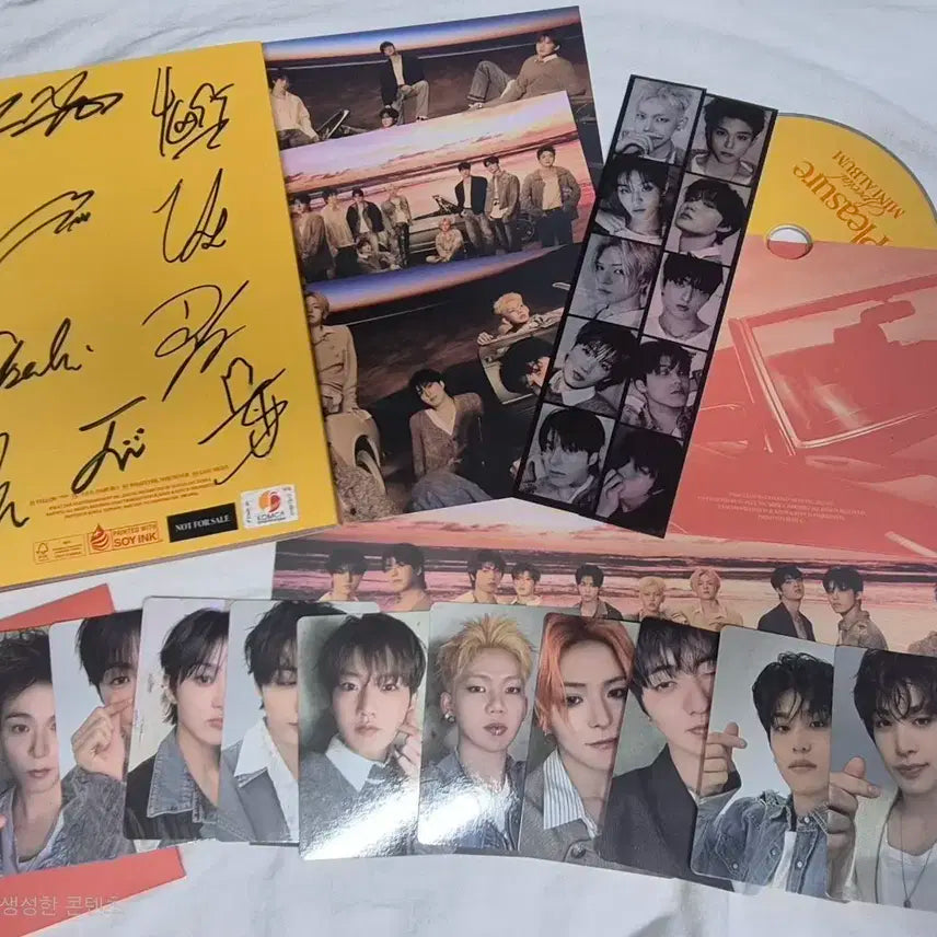 TREASURE pleasure 앨범 풀셋 + 싸인 <비매>