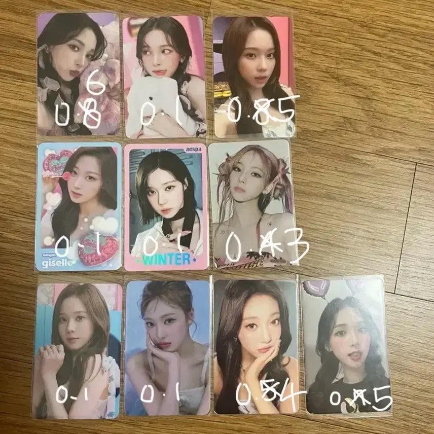 [오늘만 일괄 1.5 ] 에스파 포카 양도