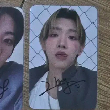 장슈아이보 싸인 포카