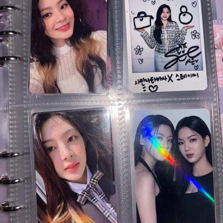 스테이씨윤세은포토카드양도메이크스타에이셉색안경런투유애플뮤직위버스마뮤테