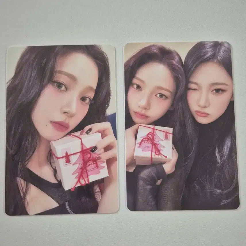 에스파 카리나 2024 핑크크리스마스 포카 일괄판매 (유닛 포함)