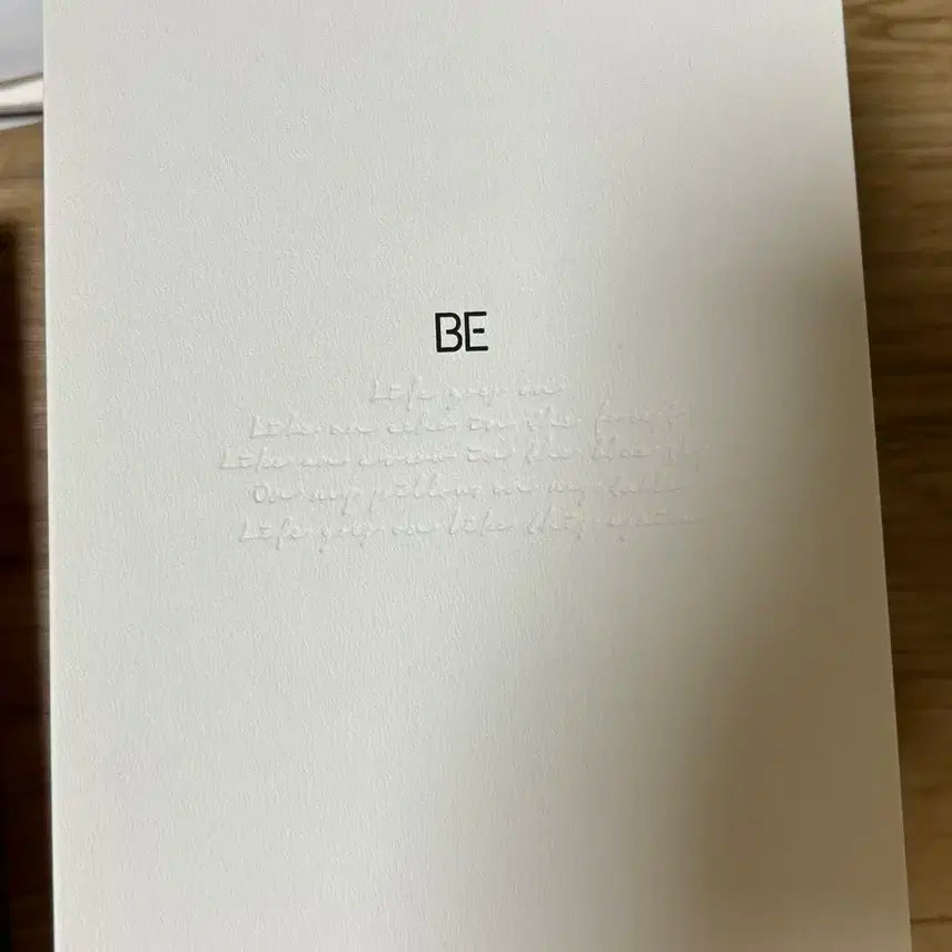 BTS 방탄소년단 BE 앨범