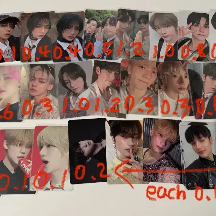 txt 투바투 수빈 연준 범규 태현 휴닝카이 포토카드 포카