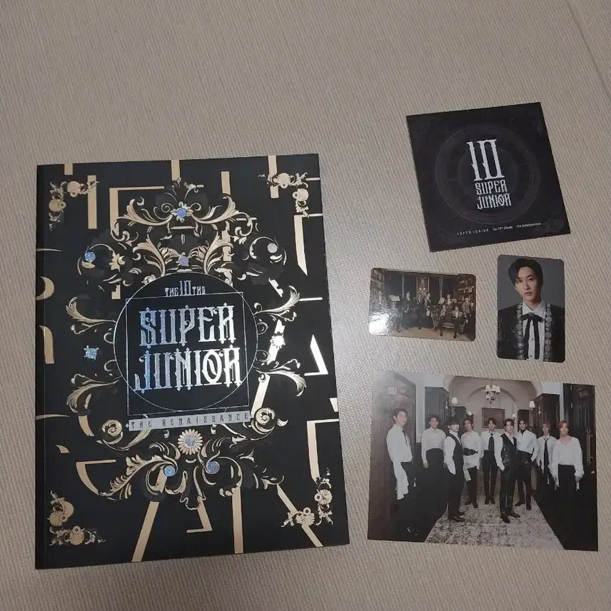 슈퍼주니어 앨범 정규 10집 더 르네상스 + 은혁 포카 + 단체 포카