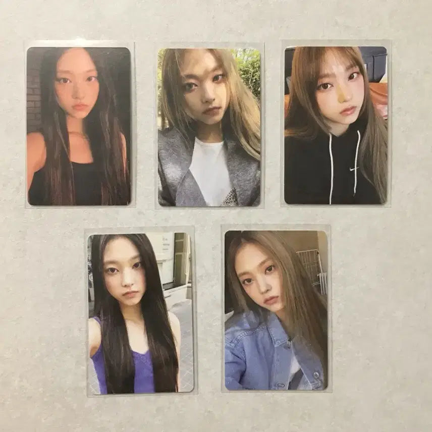 뉴진스 블루진 앨범 포토카드 해린.ver