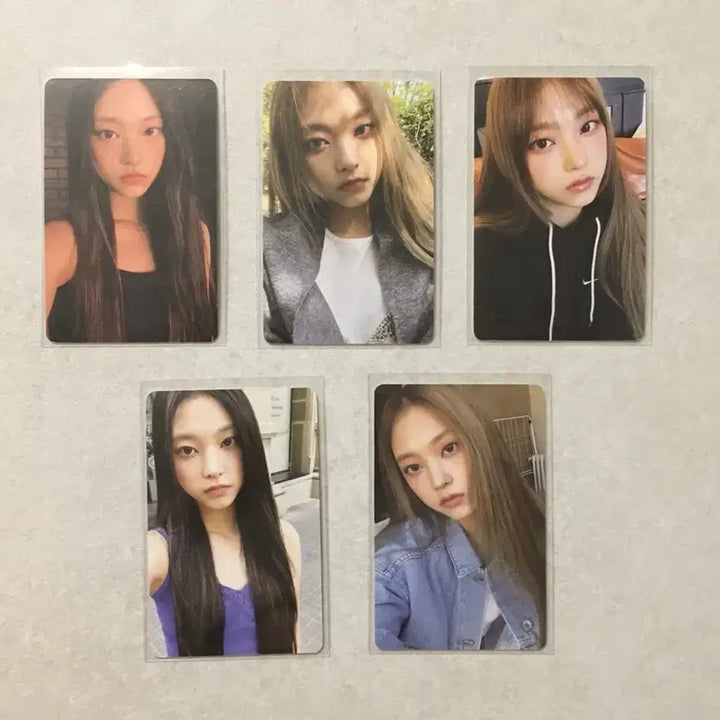 뉴진스 블루진 앨범 포토카드 해린.ver