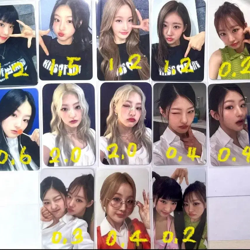 키스오브라이프 키오프 포카 양도 나띠 쥴리 하늘 벨 굿즈 콘서트 팬콘