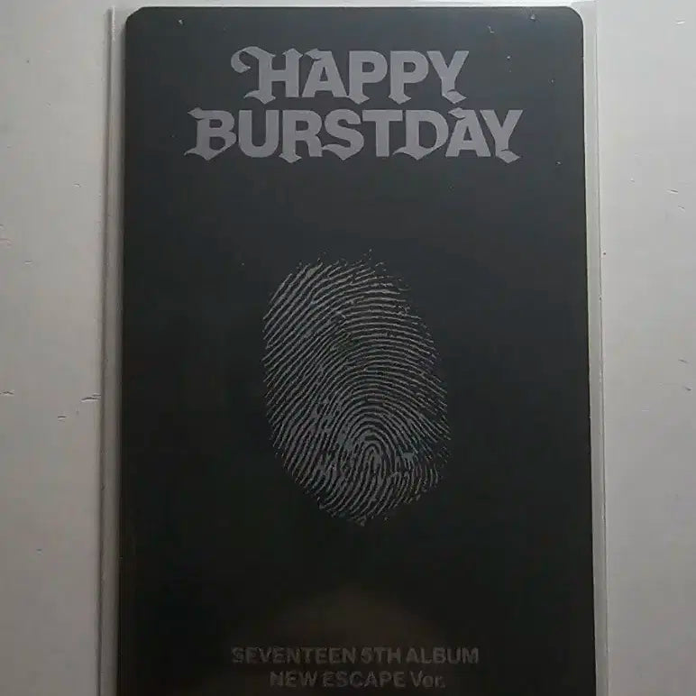 세븐틴 HAPPY BURSTDAY 준 포토카드
