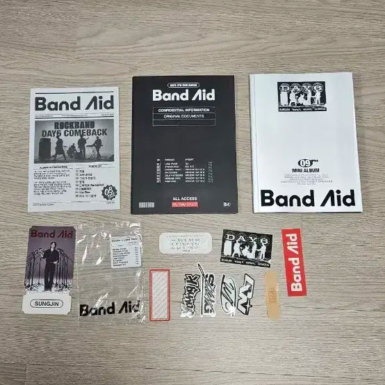 데이식스 band-aid 앨범(포카X)