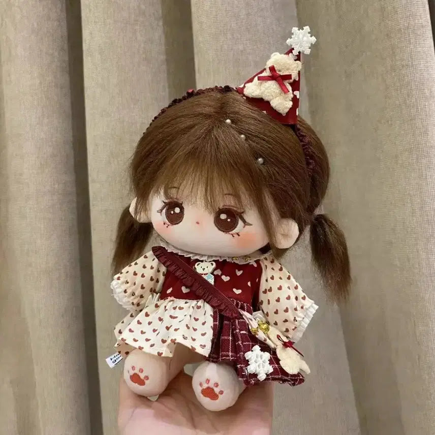 20cm인형옷 고양이섬이야기 빈티지하트