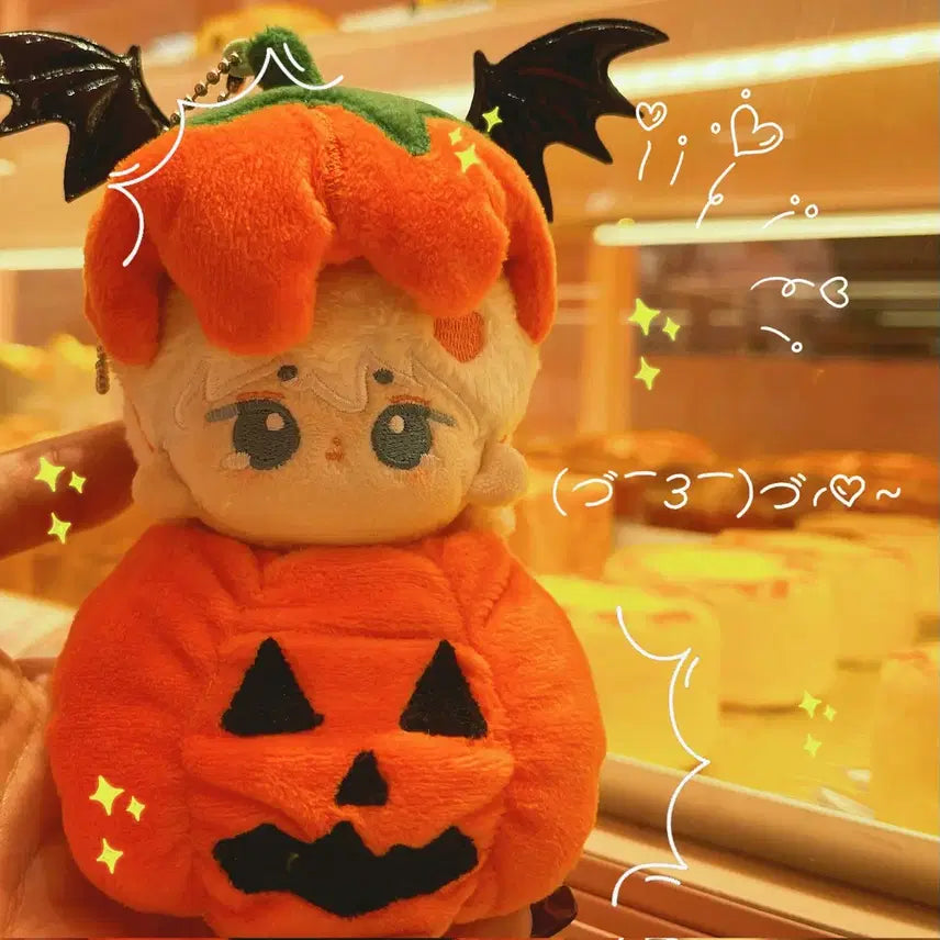 10cm 인형옷 악마 호박