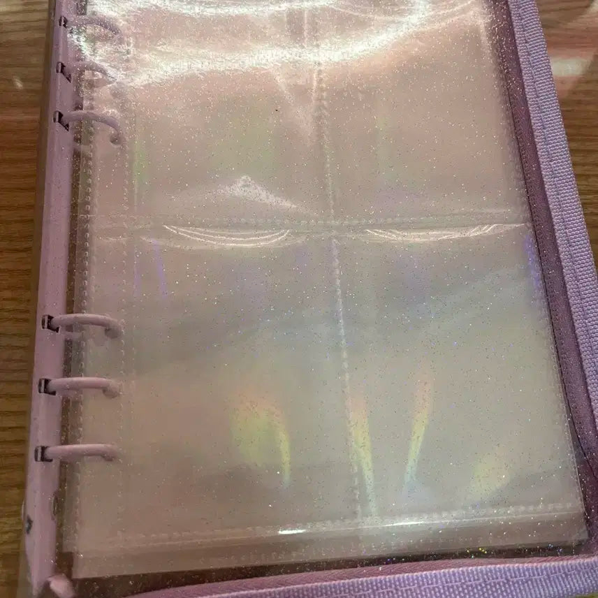 보라색 포토카드 바인더