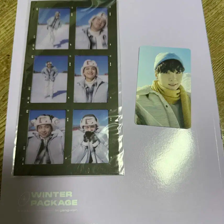 방탄소년단 BTS 2021윈터패키지 (포카 윤기 필름 남준)